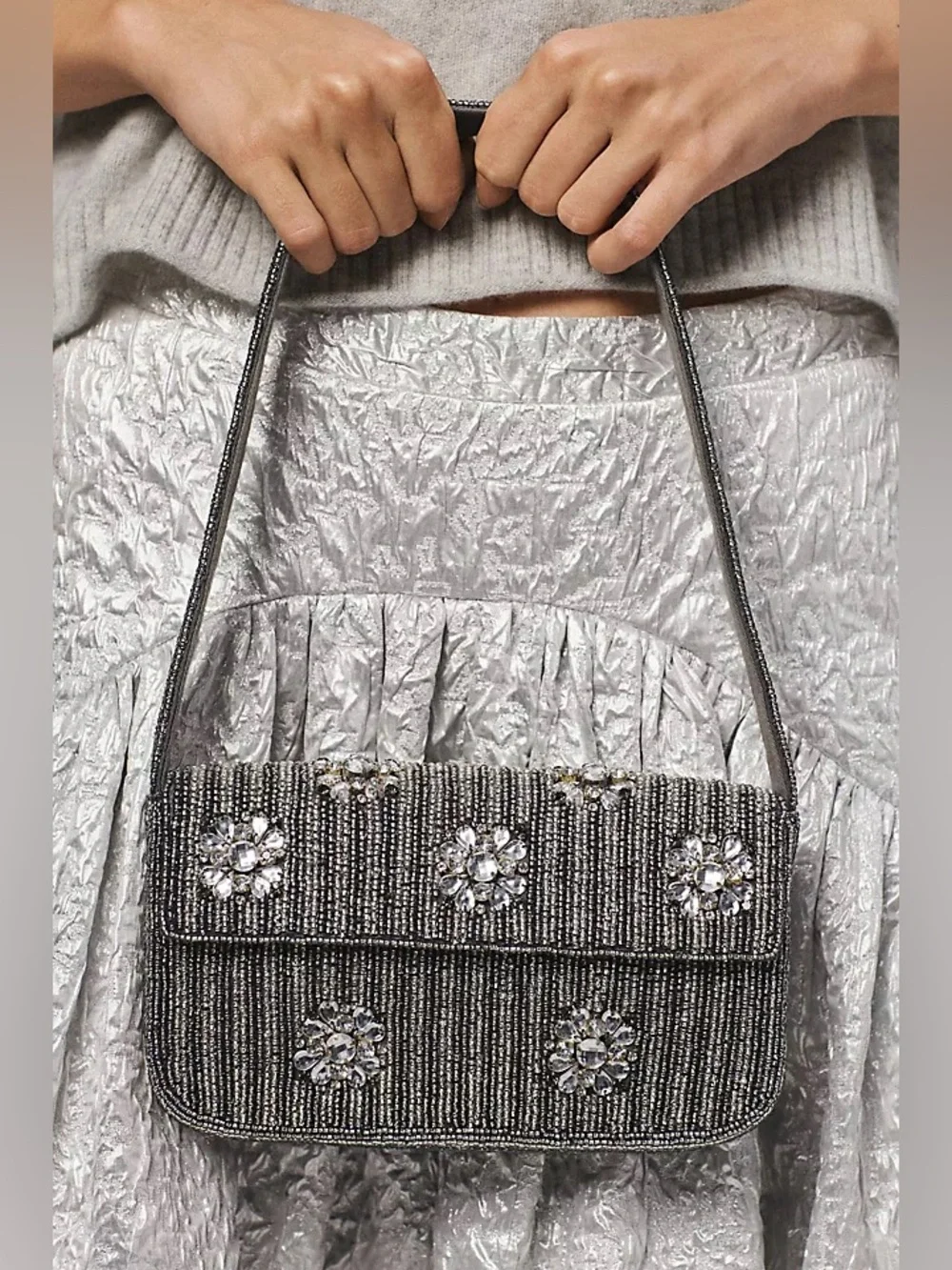 ANTHROPOLOGIE  Fiona Beaded Bag